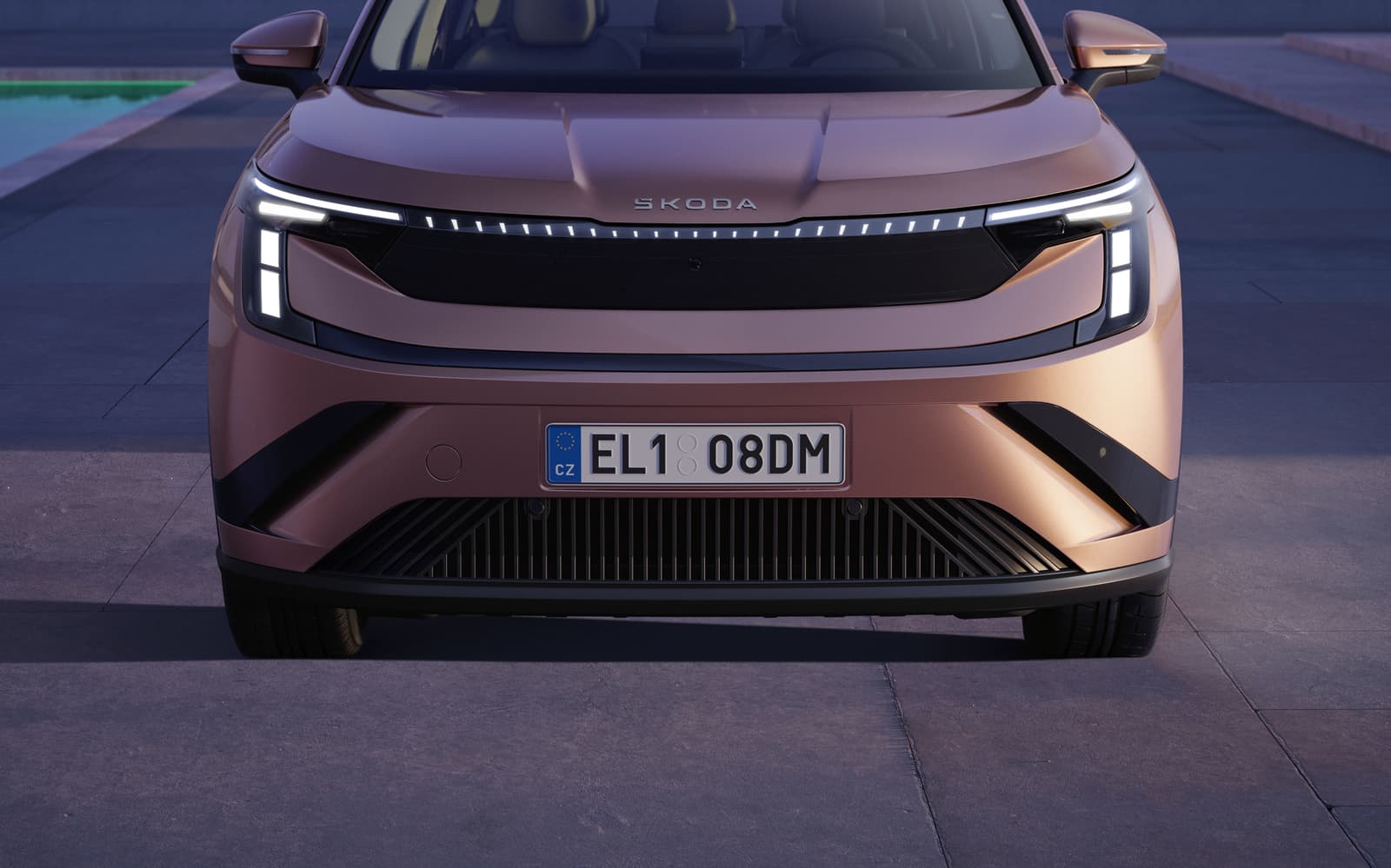 Skoda Peaq front end