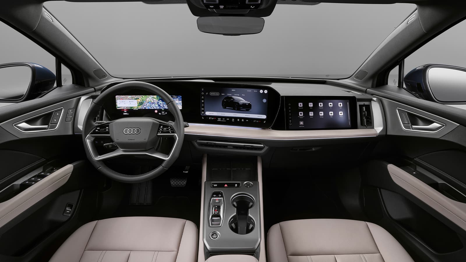 Audi Q4 e-tron facelift interior 1