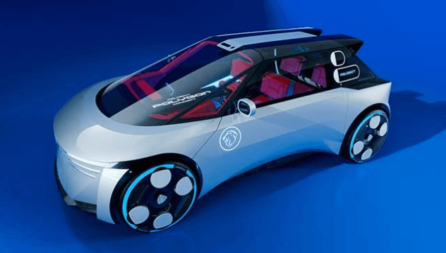 Peugeot Polygon concept front 3/4