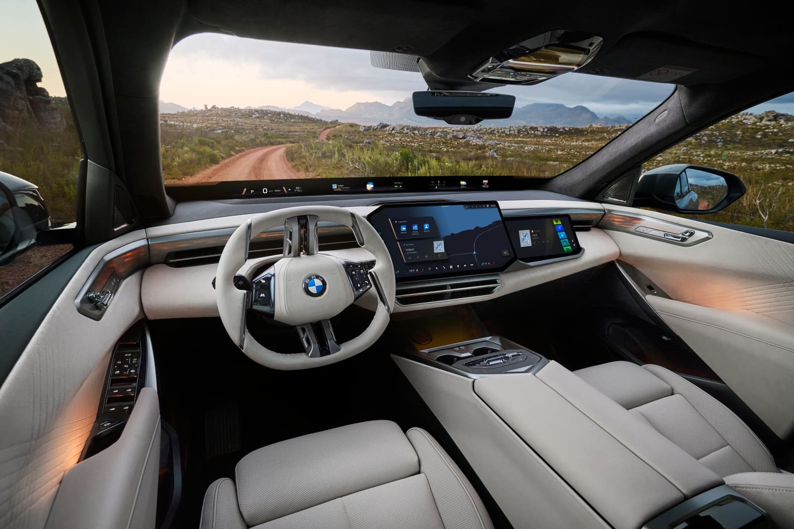 BMW X5 interior white