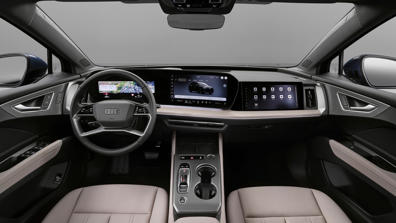 Audi Q4 e-tron facelift interior 1