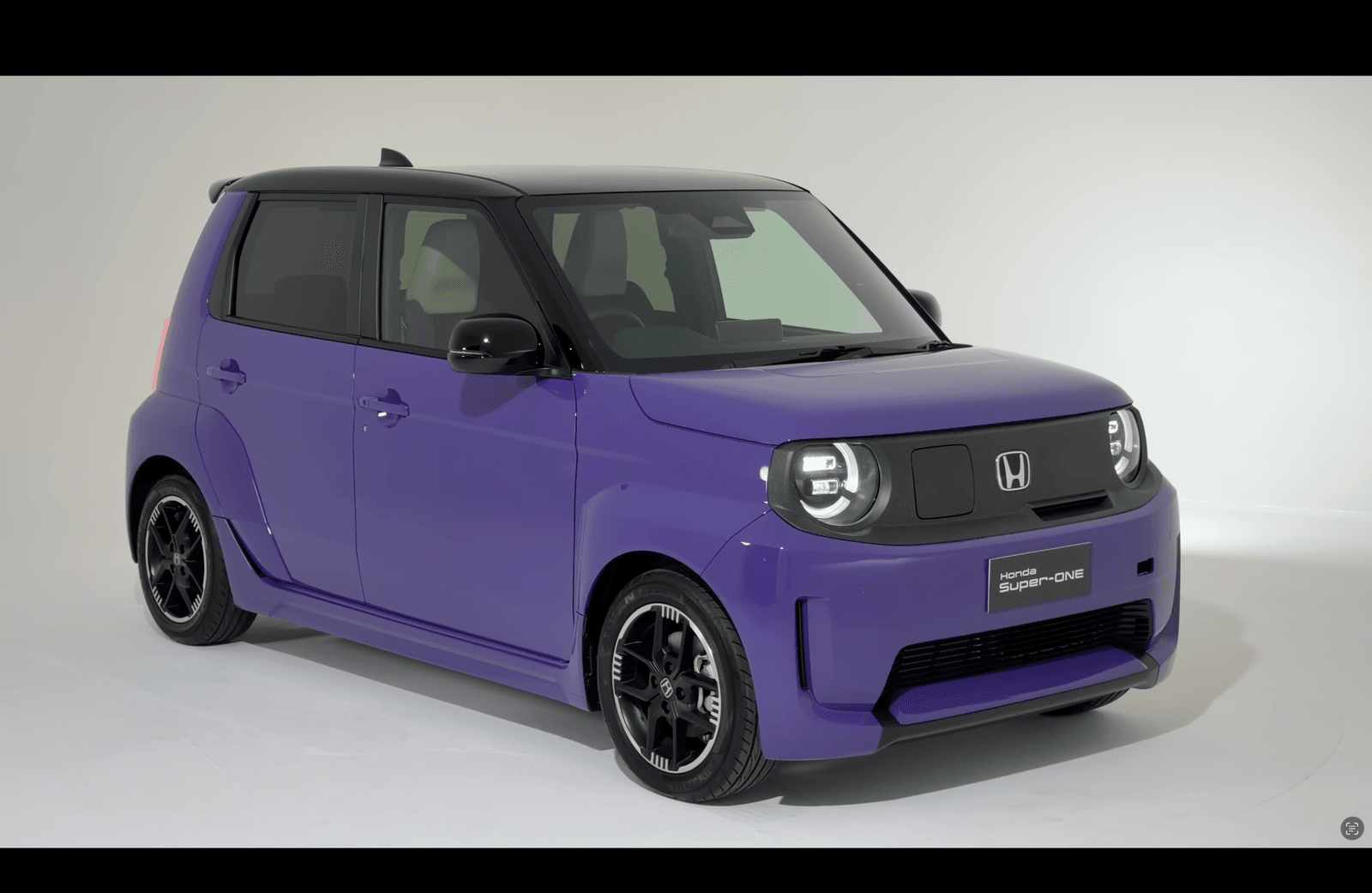 Honda Super ONE purple front 3/4