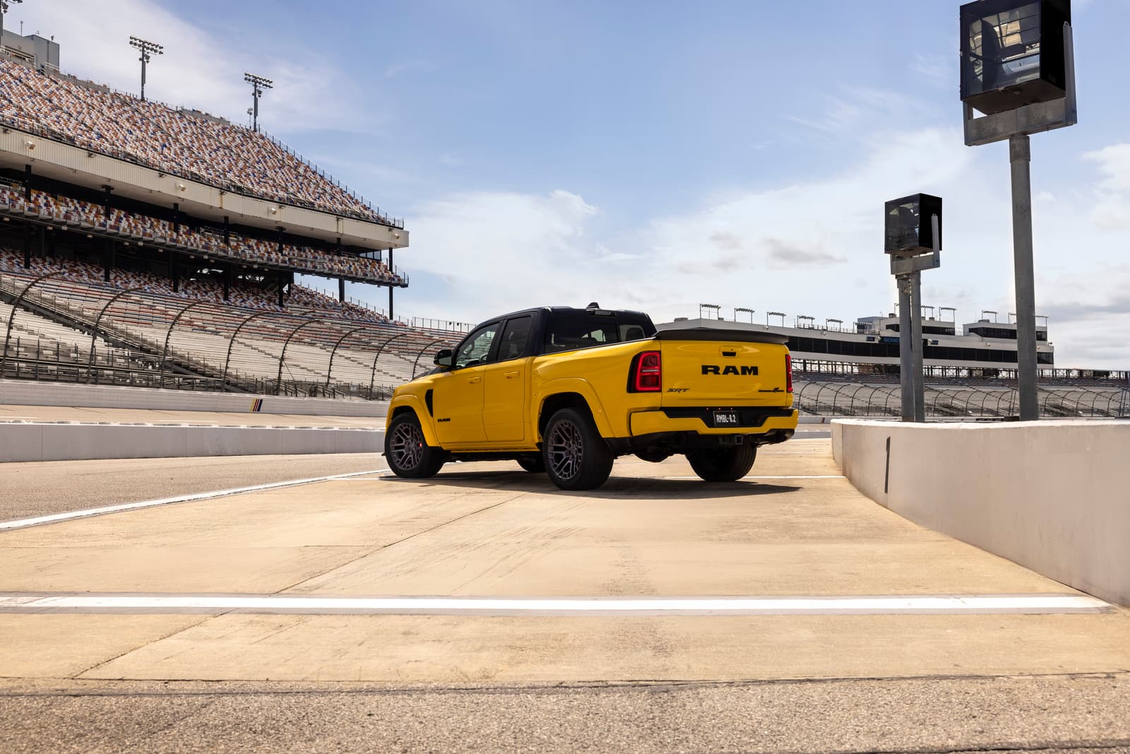 RAM 1500 SRT Rumble Bee rear 3/4