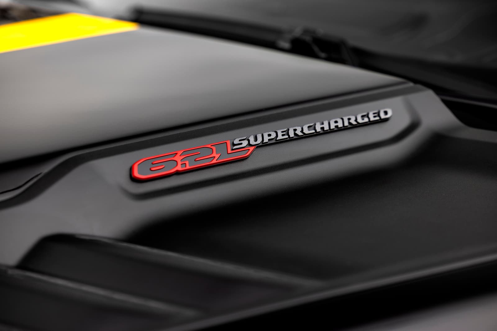 RAM 1500 SRT Rumble Bee 6.2 supercharged hood badge