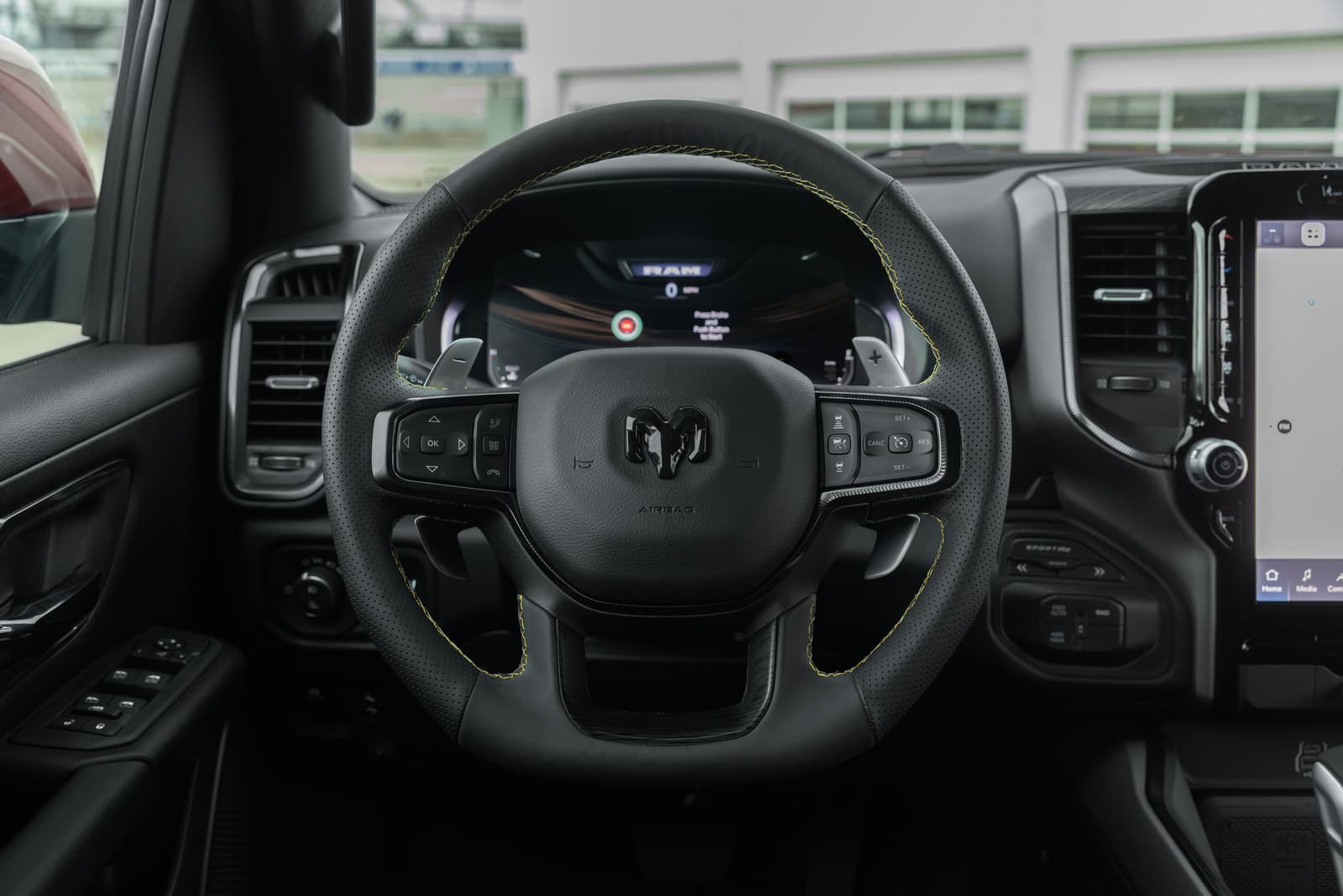 RAM 1500 Rumble Bee steering wheel